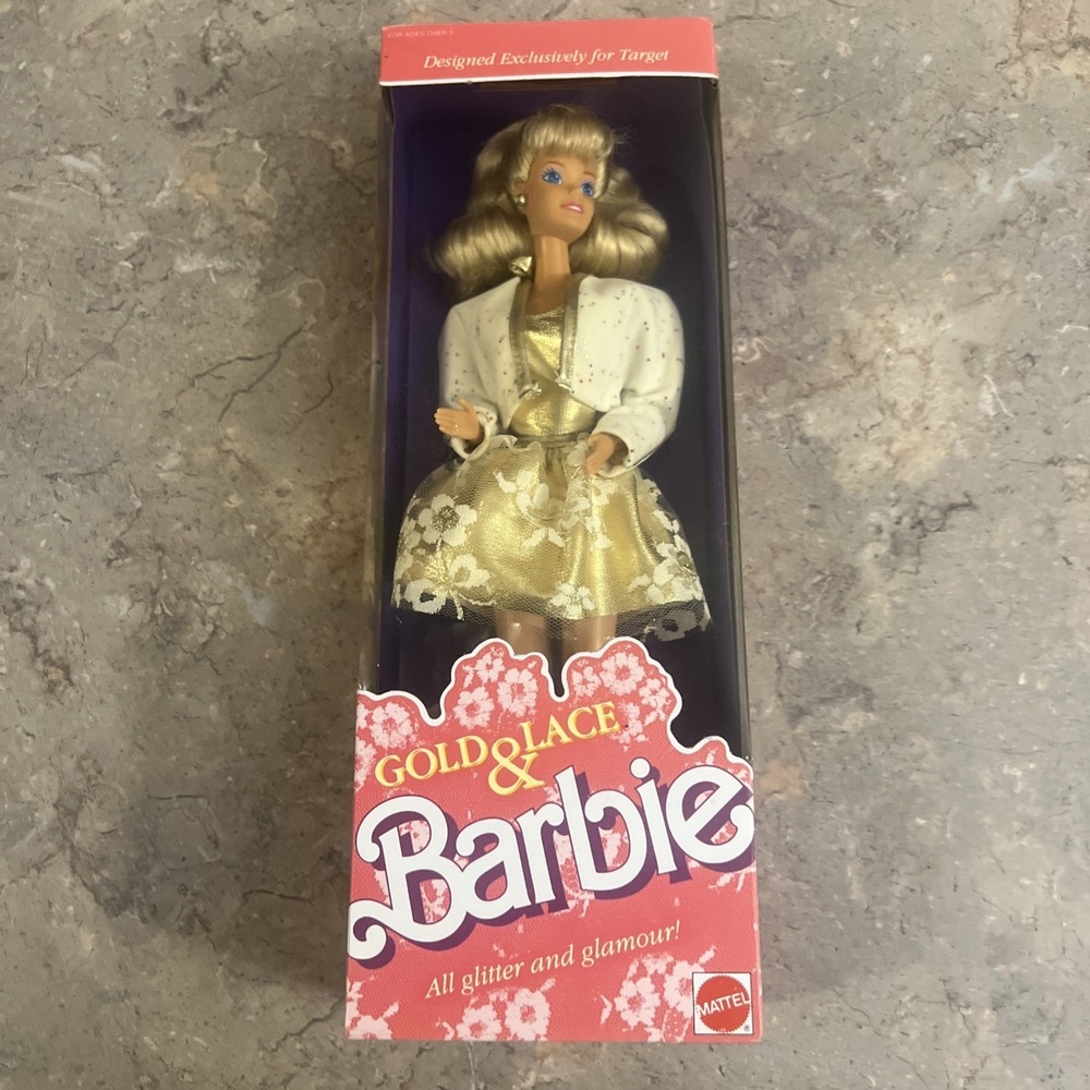 Barbie Gold and Lace Doll 1989 Mattel